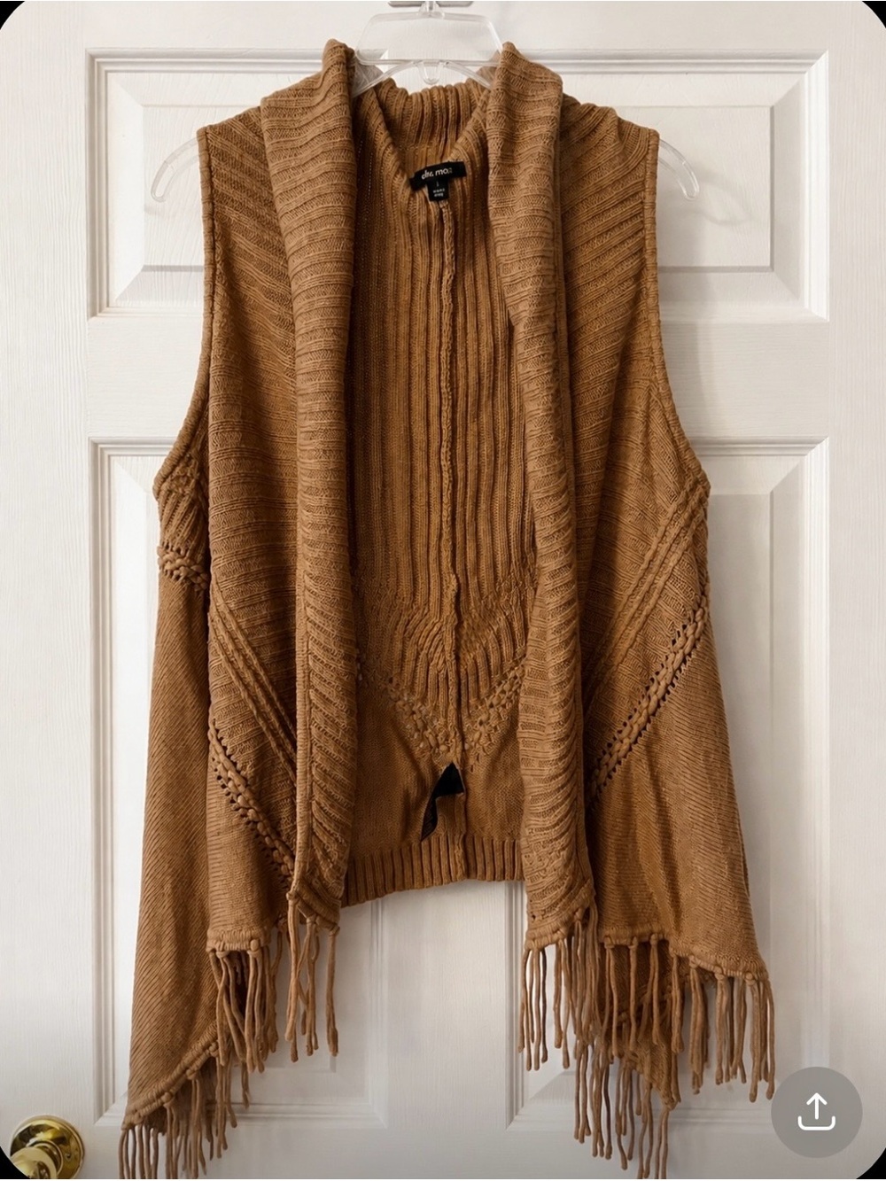 Ella Moss Tan Sweater Vest